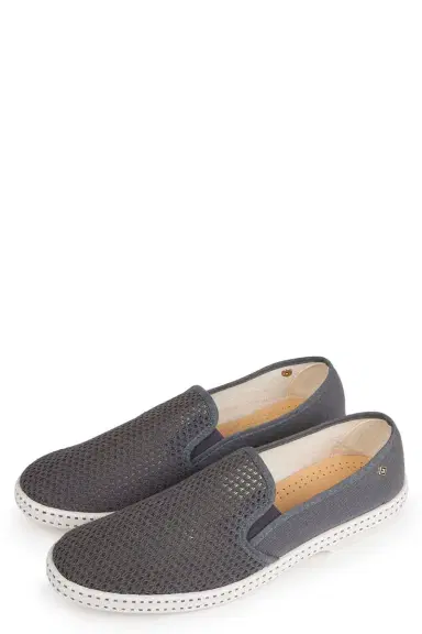 RIVIERAS Classic Canvas Shoe - Anthracite | Thumbnail 4
