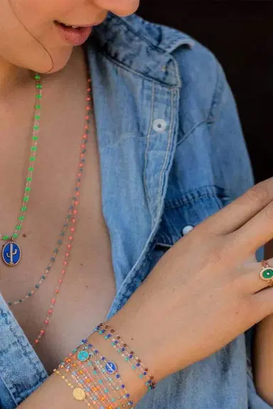 Gigi Clozeau Classic Gigi Bracelet - 6.7in - Lapis | Thumbnail 2