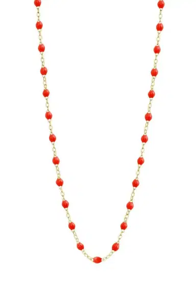 Gigi Clozeau Classic Gigi Necklace - 16.5in - Coral | Thumbnail 1