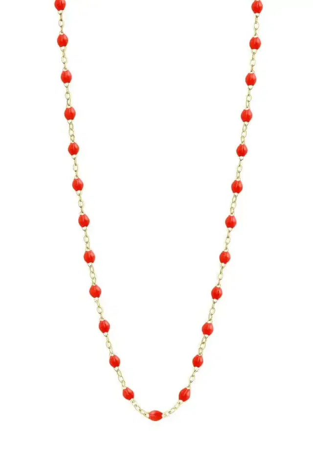 Classic Gigi Necklace - 16.5in - Coral