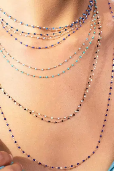 Gigi Clozeau Classic Gigi Necklace - 16.5in - Midnight | Thumbnail 2