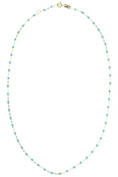 Gigi Clozeau Classic Gigi Necklace - 16.5in - Turquoise Green | Thumbnail 2