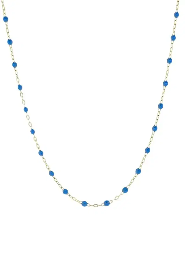 Classic Gigi Necklace - 34in - Blue