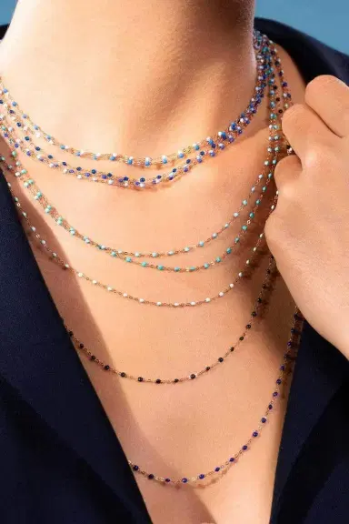 Gigi Clozeau Classic Gigi Necklace - Lilac | Thumbnail 2