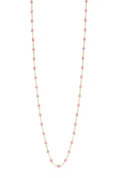 Gigi Clozeau Classic Gigi Sautoir Necklace - 16.5in - Fuschia | Thumbnail 1