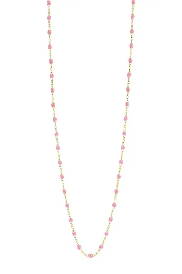 Gigi Clozeau Classic Gigi Sautoir Necklace - 16.5in - Fuschia