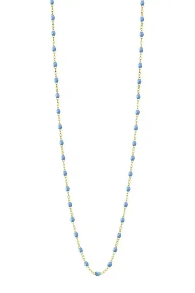 Gigi Clozeau Classic Gigi Sautoir Necklace - 23.6in - Sky | Thumbnail 1 Gigi Clozeau Classic Gigi Sautoir Necklace - 23.6in - Sky | Thumbnail 1