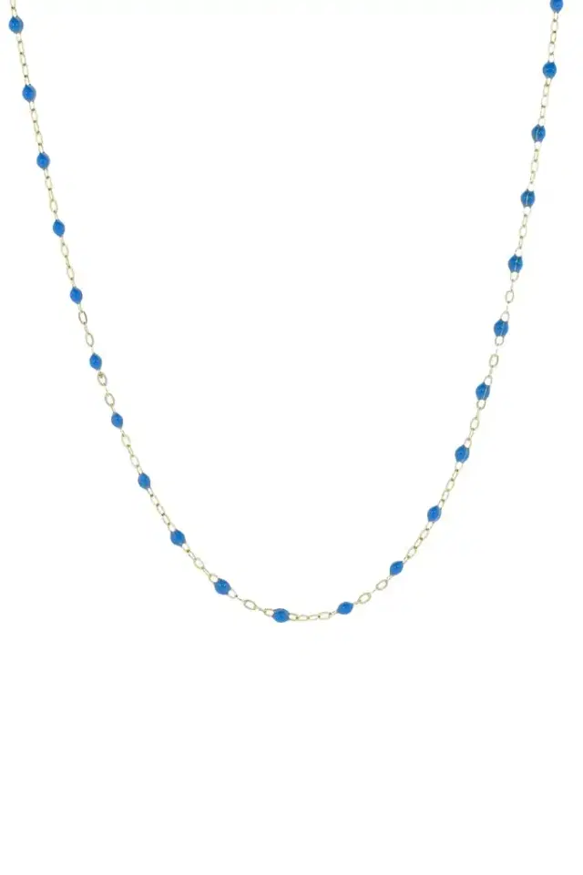 Gigi Clozeau Classic Gigi Sautoir Necklace - 24in - Blue