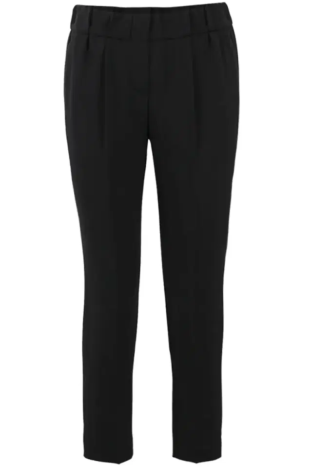 Brunello Cucinelli Classic Pull On Pant - Black