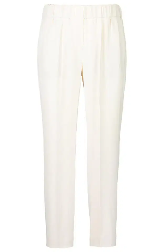 Brunello Cucinelli Classic Pull On Pant - Buttermilk
