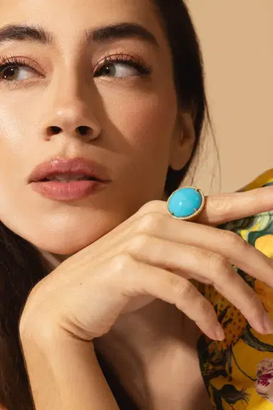 IRENE NEUWIRTH JEWELRY Classic Turquoise Ring | Thumbnail 4