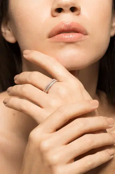 KWIAT Cobblestone Diamond Pave Band Ring | Thumbnail 2 KWIAT Cobblestone Diamond Pave Band Ring | Thumbnail 2