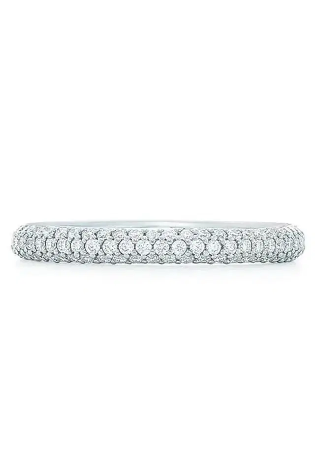 Cobblestone Diamond Pave Band Ring