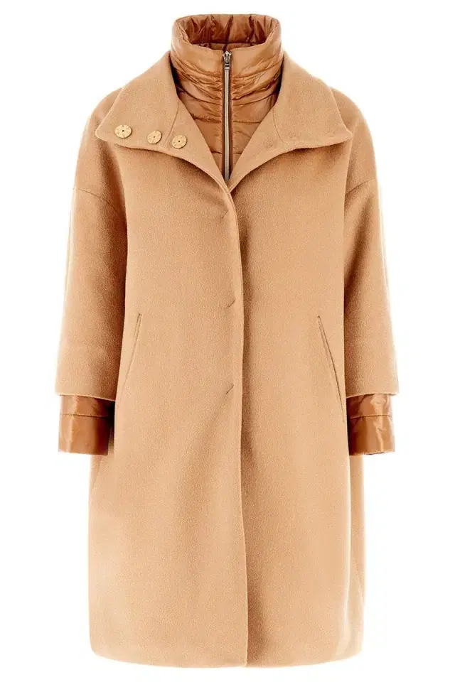 HERNO Cocoon Coat - Camel