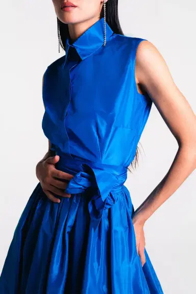 CATHERINE REGEHR Collared Shirt Ballgown Skirt Set | Thumbnail 3