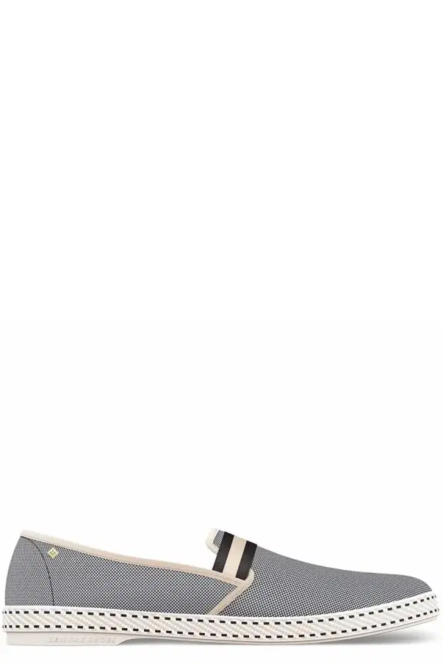 RIVIERAS College Blackish Oxford Slip On Loafer