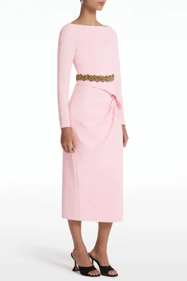 Safiyaa Craina Dress - Peony Blush | Thumbnail 3