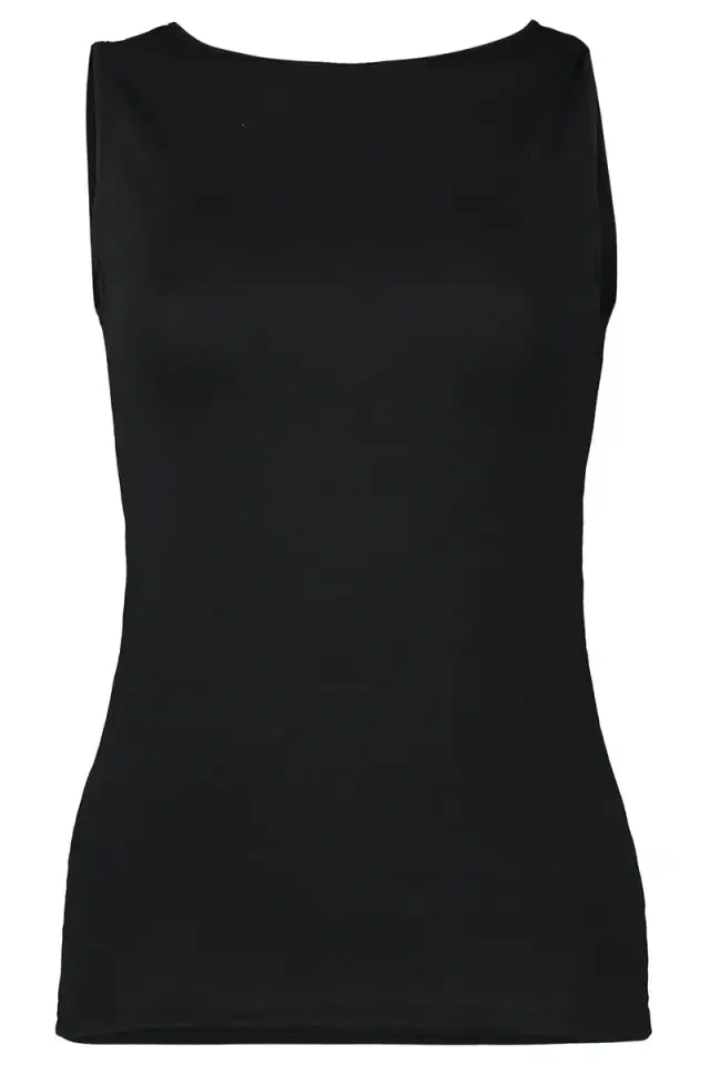 MAJESTIC FILATURES Crewneck Tank - Noir