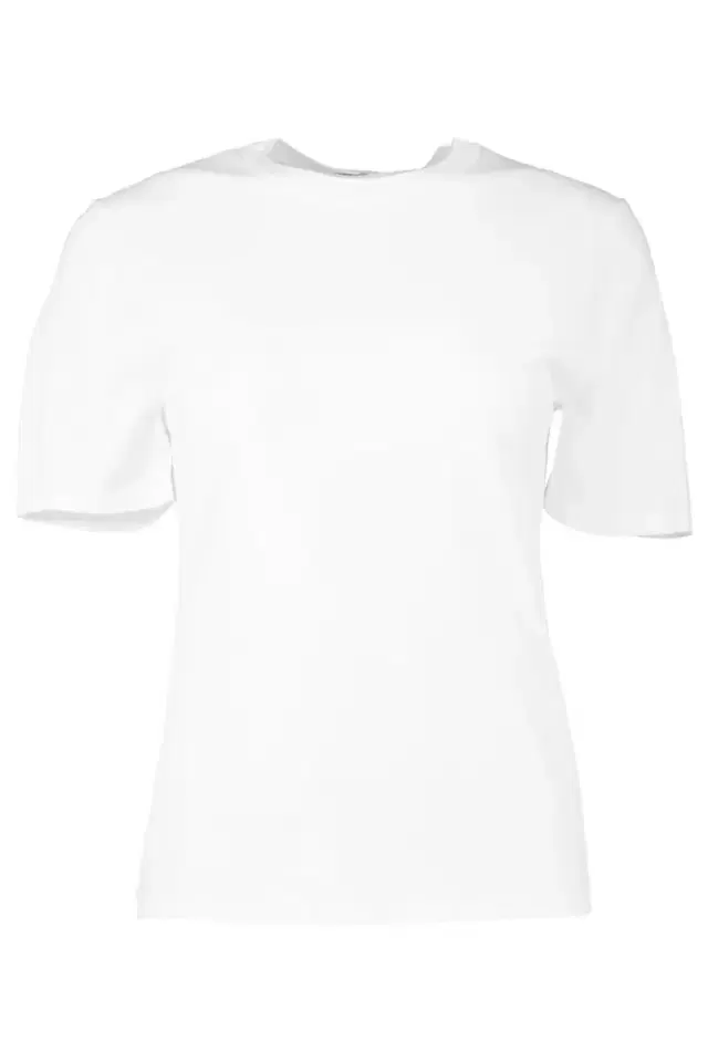 Michael Kors Collection Crewneck Tee - Optic White