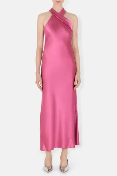 GALVAN LONDON Cropped Pandora Dress - Magenta | Thumbnail 2