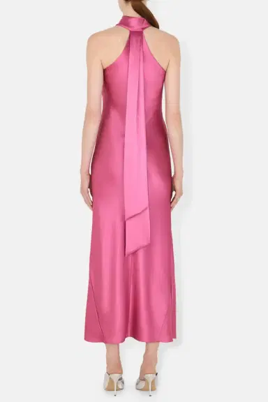 GALVAN LONDON Cropped Pandora Dress - Magenta | Thumbnail 4