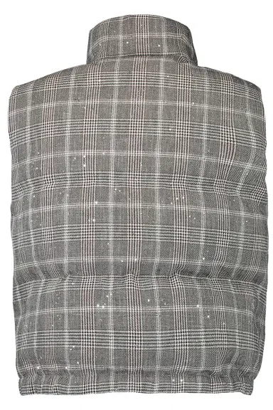 Brunello Cucinelli Dazzling Prince Of Wales Down Vest | Thumbnail 6 Brunello Cucinelli Dazzling Prince Of Wales Down Vest | Thumbnail 6