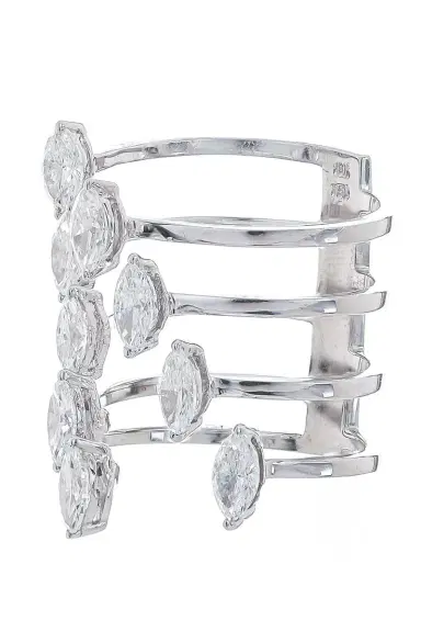 STEFERE Diamond Ascending Open Ring | Thumbnail 3