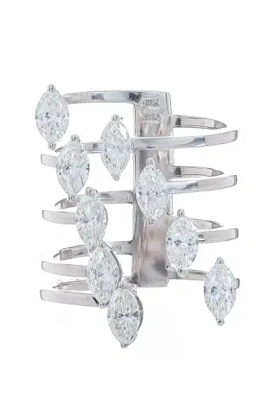 STEFERE Diamond Ascending Open Ring | Thumbnail 1
