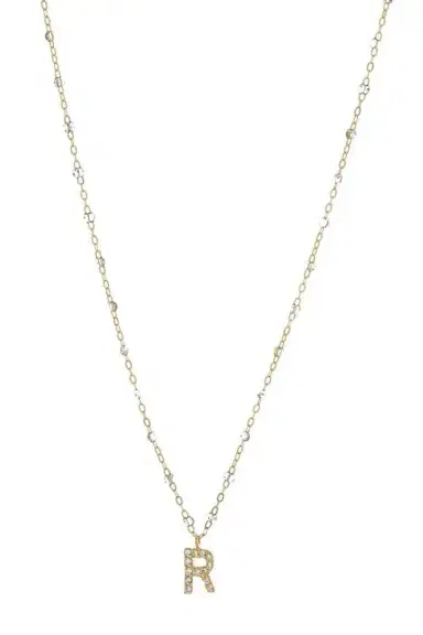 Gigi Clozeau Diamond Initial Necklace | Thumbnail 1