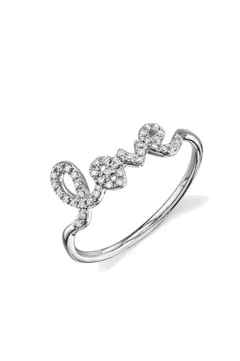 Sydney Evan Diamond Love Ring