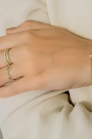 Sydney Evan Diamond Love Script Ring | Thumbnail 2 Sydney Evan Diamond Love Script Ring | Thumbnail 2