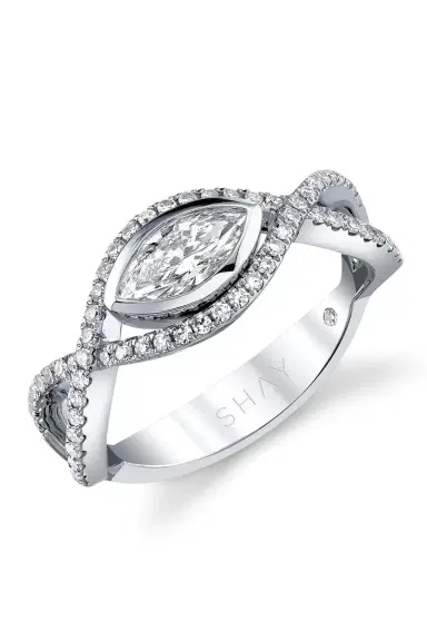 SHAY JEWELRY DIAMOND MARQUISE PAVE VINE RING | Thumbnail 1