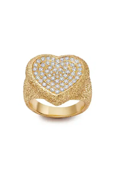 Carolina Bucci Diamond Pavé Cuore Ring | Thumbnail 1