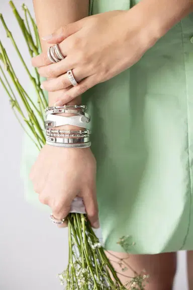 SIDNEY GARBER Diamond Scribble Band Ring | Thumbnail 2