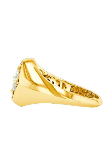 Suzanne Kalan Diamond Signet Ring | Thumbnail 3