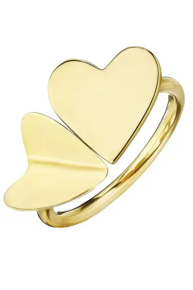 CADAR Double Folded Heart Ring | Thumbnail 1