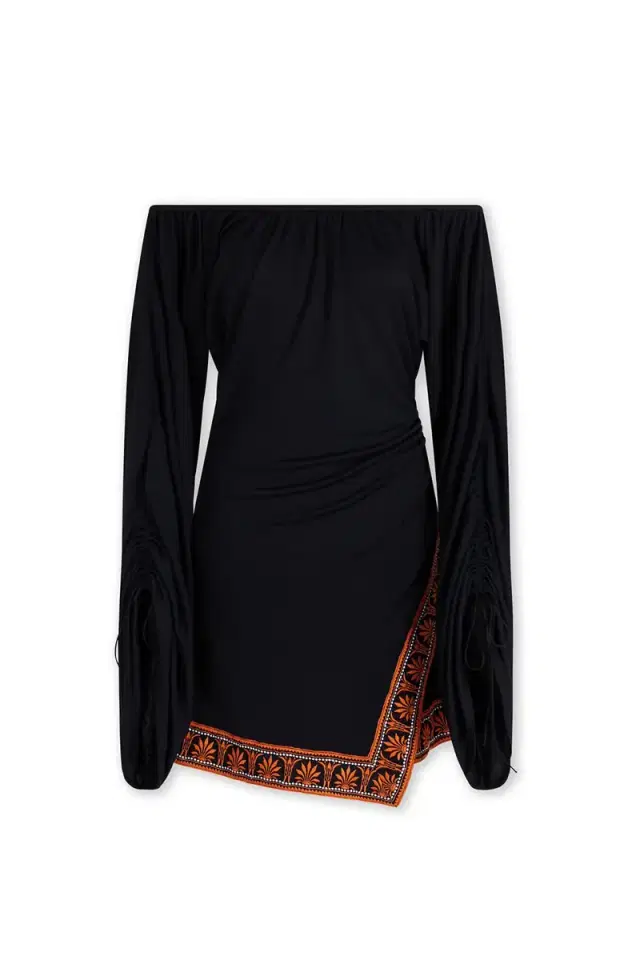 Rabanne Drape Mini Dress