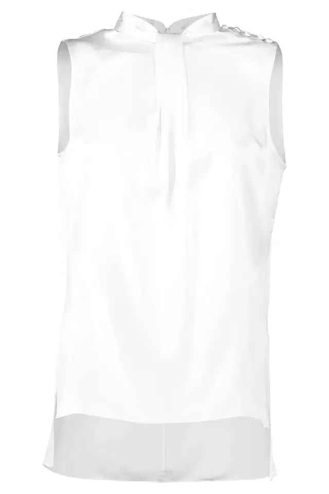 Adam Lippes Drape Neck Shell
