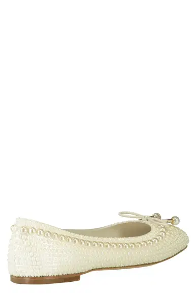 Jimmy Choo Elme Flat - White Pearl | Thumbnail 5
