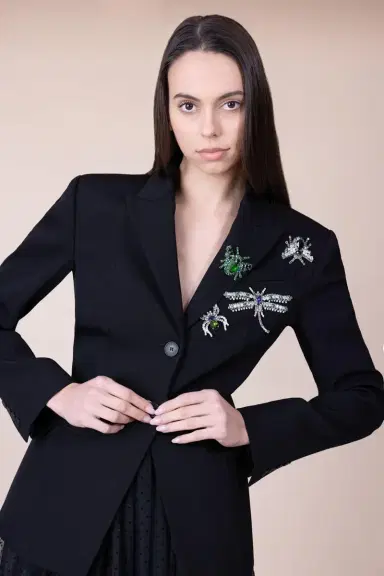 Erdem Embroidered Blazer | Thumbnail 4