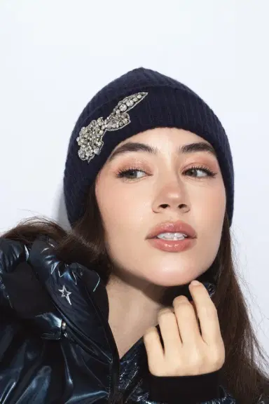 Erdem Embroidered Knitted Hat | Thumbnail 3 Erdem Embroidered Knitted Hat | Thumbnail 3