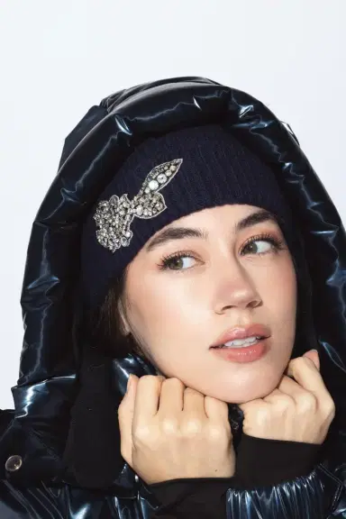 Erdem Embroidered Knitted Hat | Thumbnail 4 Erdem Embroidered Knitted Hat | Thumbnail 4