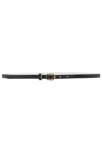Espresso Narrow Waist Belt