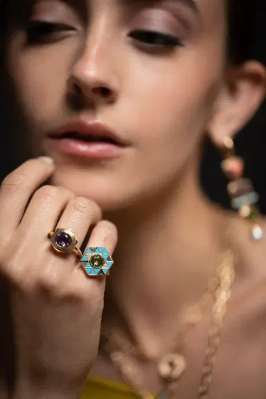 Harwell Godfrey Evil Eye Ring | Thumbnail 2 Harwell Godfrey Evil Eye Ring | Thumbnail 2