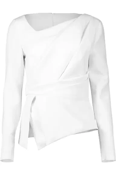 Safiyaa Farran Top - Ivory | Thumbnail 1