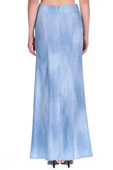 ERMANNO SCERVINO Faux Denim Skirt | Thumbnail 5