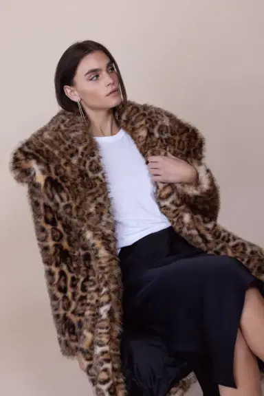 Rabanne Faux Fur Coat | Thumbnail 4 Rabanne Faux Fur Coat | Thumbnail 4