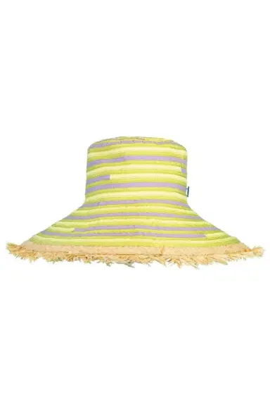 RAFFAELLO BETTINI Fiamma Woven Hat with Fray | Thumbnail 1
