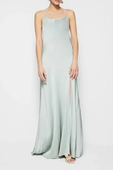 Simkhai Finley Crepe Satin Gown | Thumbnail 2 Simkhai Finley Crepe Satin Gown | Thumbnail 2