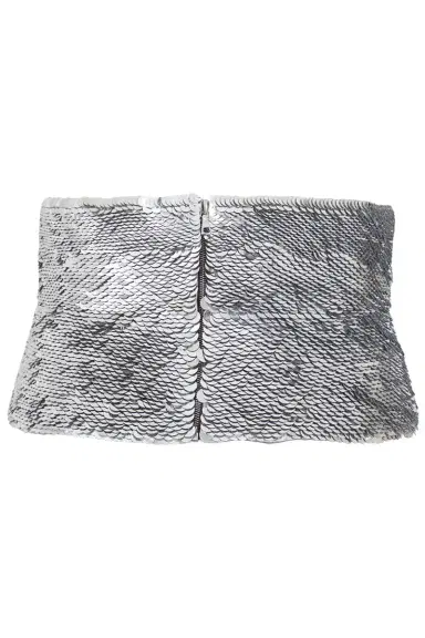Oscar de la Renta Fish Scale Sequin Belt | Thumbnail 3